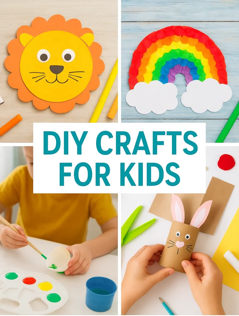 Homemade and DIY Crafts for kids